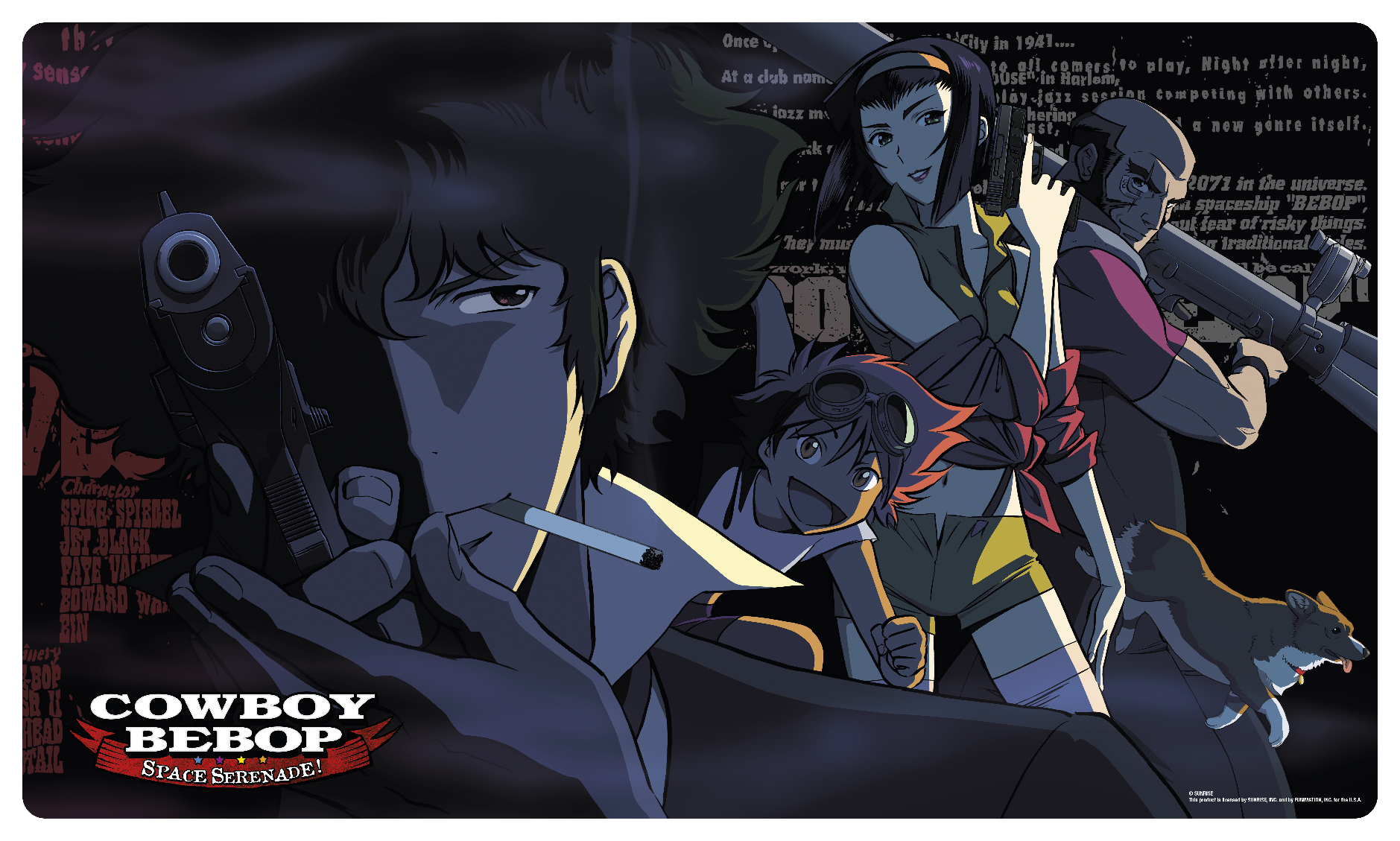 Playmat Cowboy Bebop — Night Team