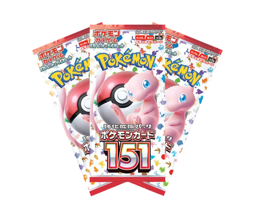 Booster sv2a — 151 (Écarlate & Violet) — Pack de 3