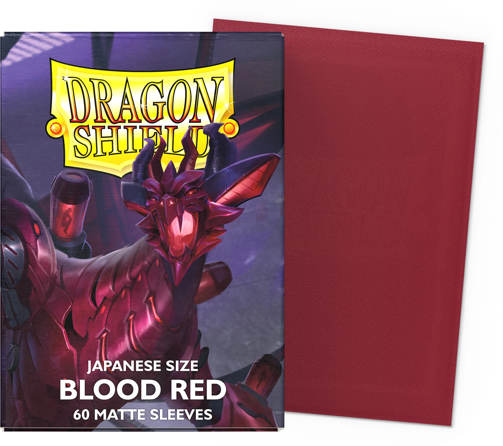 Dragon Shield Japanese Matte — Blood Red (60 sleeves)