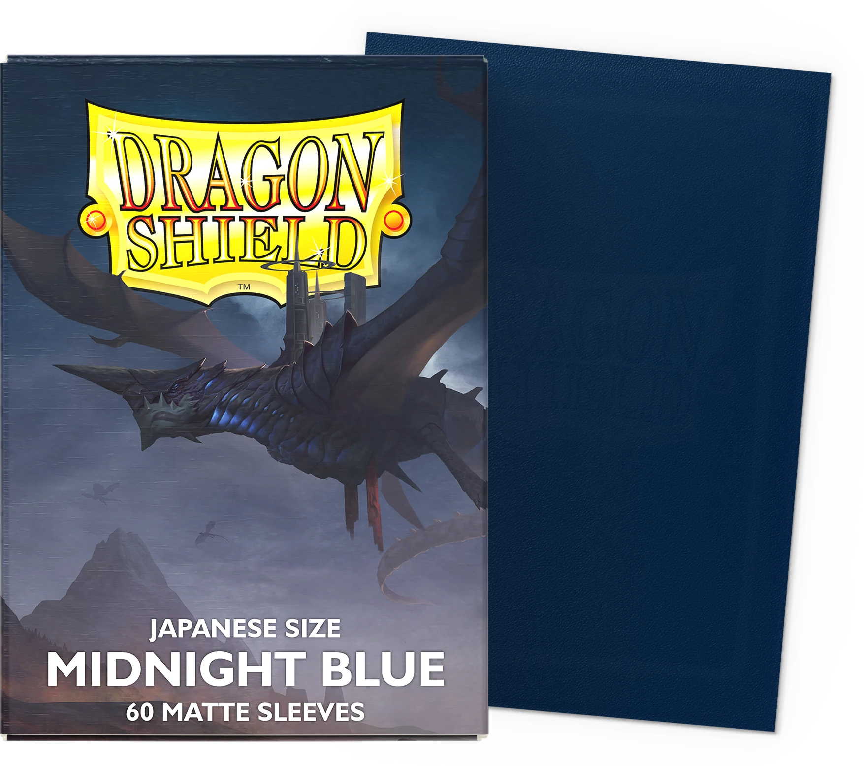 Dragon Shield Japanese Matte — Midnight Blue (60 sleeves)